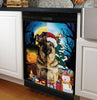 Dog Witch And Christmas Hat Dishwasher Cover Halloween Gift Christmas Gift Kitchen Decor HT