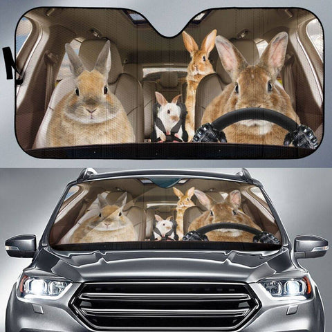 Rabbit Sun Shade, Rabbit Gift Idea, Gift for Rabbit Lovers, Rabbit Thanksgiving Gift