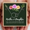 Mother & Daughter Circle Mothers Day Necklace Mom Jewelry Gift Card For Her, Mom, Grandma, Wife HT