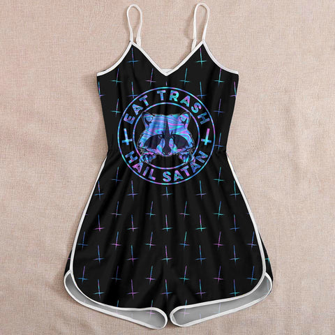 Eat Trash Hail Satan Rompers