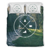Camping Black Bedding Set 02