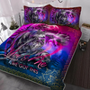 You & Me We Got This Wolf Quilt Bedding Set