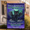 Black Cat Salem Sanctuary For Wayward Cat Custom Flag, Cat Lovers, Witch, Halloween Gift, Halloween Decorations, Halloween Party Supplies, Spirits Halloween