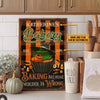Baking Witch, Witchy Baker, Halloween Bakery, Because Murder Is Wrong Custom Poster