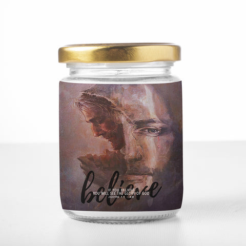 Believe Jesus Christ Candle, Faith Candle, Christians Gifts HN