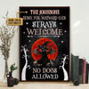 Cat Lovers Home For Wayward Cat Custom Poster, Witch, Halloween Style Decor