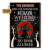 Cat Lovers Home For Wayward Cat Custom Poster, Witch, Halloween Style Decor