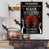 Cat Lovers Home For Wayward Cat Custom Poster, Witch, Halloween Style Decor