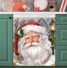 Christmas Dishwasher Cover Magnet Kitchen Decor - Beautiful Santa Claus Portrait HT