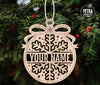 Christmas Ornament Personalizable Tree Snowflakes Ornaments HT