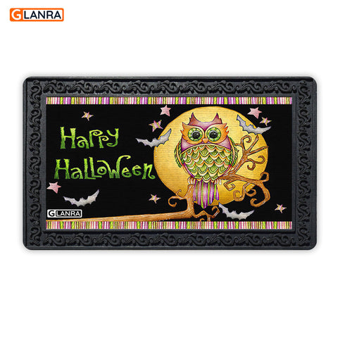 Owl Doormat Halloween Decorations Home Decor Mat HT