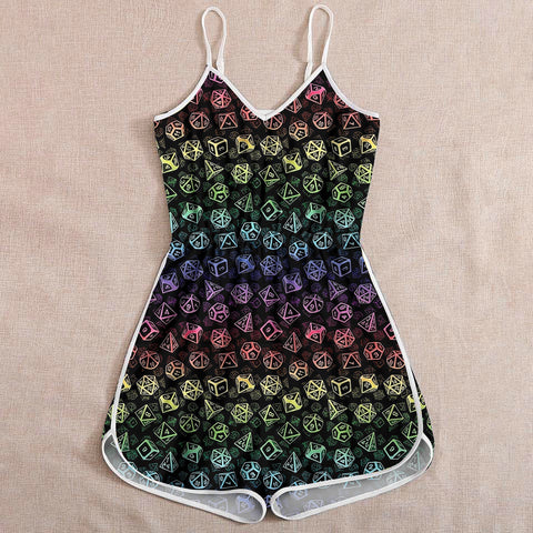 Game DND Pattern Rompers