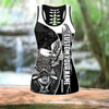 Women Racing Tank Top LeggingsPersonalized Name American Biker Combo Tanktop Legging
