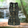 Women Tank Top Egyptian Hieroglyphs And Deities Mythology Culture Combo Legging Tank