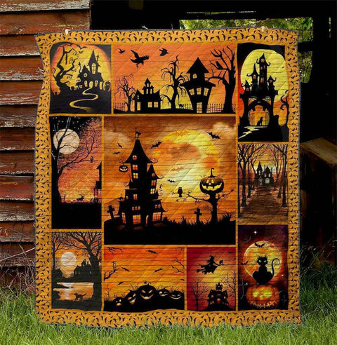 Halloween Quilt Blanket Comforter Bedding Home Decoration ND