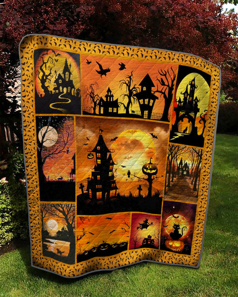 Halloween Quilt Blanket Comforter Bedding Home Decoration ND
