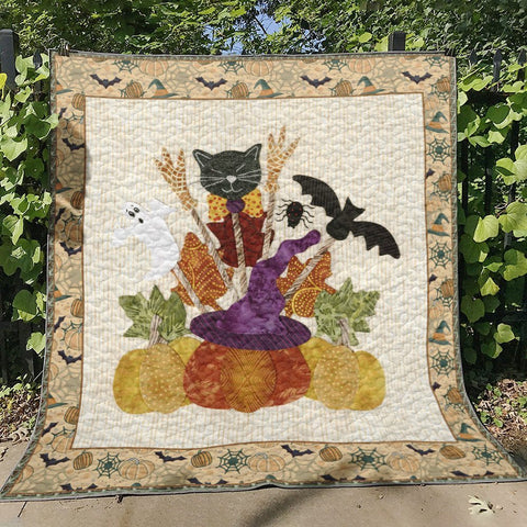 Halloween Quilt Blanket Comforter Bedding Home Decoration ND