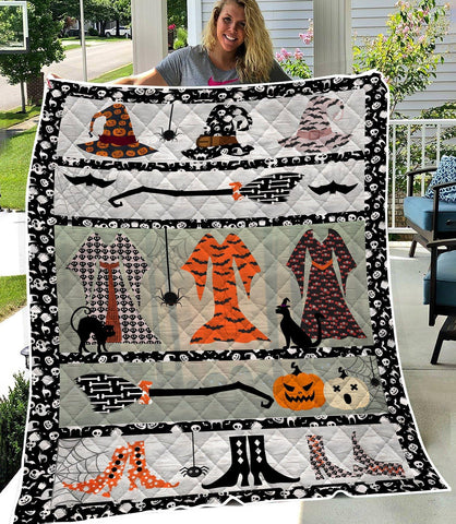 Halloween Quilt Blanket Comforter Bedding Home Decoration ND
