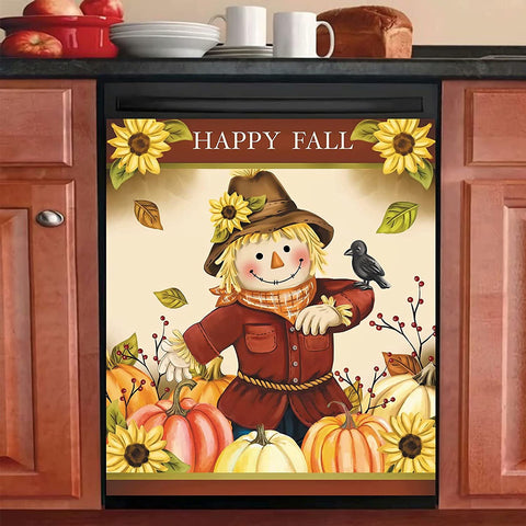 Happy Thanksgiving Kitchen Dishwasher Cover Decor Art Housewarming Gifts Home Decorations ND