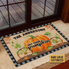 Hey There Pumpkin Custom Doormat, Fall Gift, Fall Decor