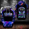 Dog Dad by day gamer by night hoodie 3D Custom TTM