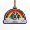 Pawprints Forever In My Heart Dog Memorial Gift Pet Memorial Ornament Custom Ornament