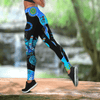 Aboriginal Naidoc Week 2021 Blue Turtle Lizard Combo Legging Tank