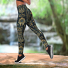 Women Tank Top Egyptian Hieroglyphs And Deities Mythology Culture Combo Legging Tank