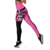 Fight Like A Girl T-shirt, Breast Cancer Pink Ribbon Tank top Leggings Set TTM