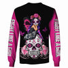 Skull Pink Breast Cancer Unisex Hoodie
