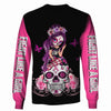 Skull Breast Cancer 02 Hoodie