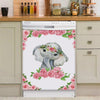 Animals With Flowers Kitchen Dishwasher Cover HT
