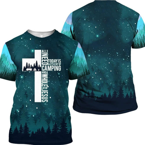 All I Need Today is A Little Bit Of Camping 3D All Over Printed