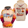 There Was Beer Lady Camping 3D All Over Printed Shirt