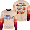There Was Beer Lady Camping 3D All Over Printed Shirt