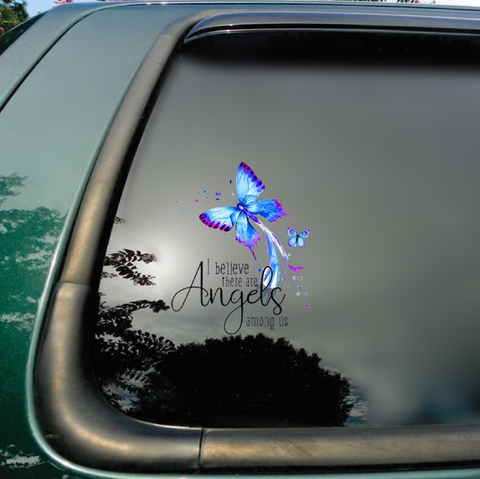 Memorial Butterfly Sticker TM