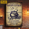 Witch Kitchen Water Earth Fire Air Custom Poster, Halloween Decorations Indoor, Spirits Halloween, Witch Gift, Witchcraft, Wiccan, Witchery, Witch Decorations