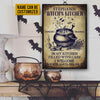 Witch Kitchen Water Earth Fire Air Custom Poster, Halloween Decorations Indoor, Spirits Halloween, Witch Gift, Witchcraft, Wiccan, Witchery, Witch Decorations
