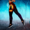 Halloween Tank top leggings Halloween Black Cat Combo Outfit For Women