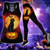 Halloween Tank top leggings Labrador Combo Outfit For Women