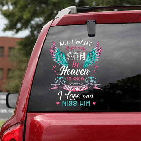 Memorial My Son In Heaven Sticker TM