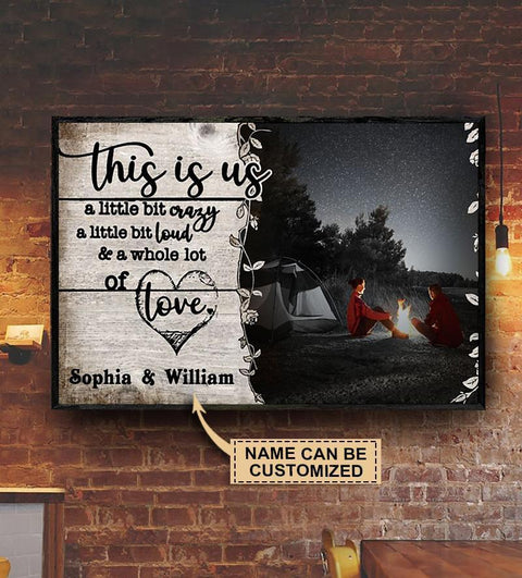 Personalized Camping A Little Bit Of Poster