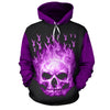 Skull Pancreatic Cancer Skull 03 Hoodie