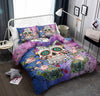 Sugar Skull Bedding Set Bedspread Duvet Cover Set Home Decor ND