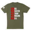 All Faster Than 911 Mens Apparel, patriot shirt, patriot day shirt
