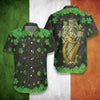 The Celtic Cross Harp Irish Proud Hawaiian Shirt St Patrick's Day Clothes HT