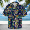 Tropical Blue Skull Hawaii Shirt