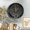 Viking Odin Mjolnir Metal Style Wooden Clock