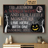 Wicked Witch Monsters And Devil Hanging Halloween Custom Poster, Wall Art, Halloween Decor