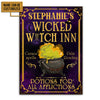 Witch Inn Potions For All Affliction Custom Classic Metal Signs, Witch Sign, Halloween Decor